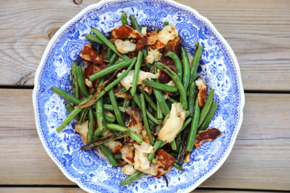 09.Haricotes verts med halloumi