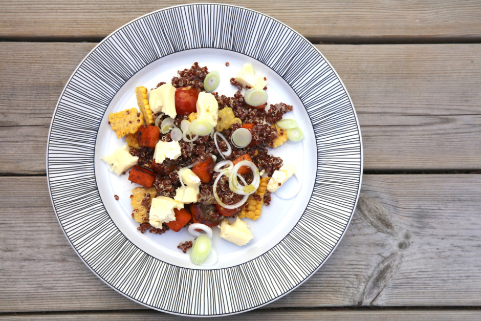 06. Quinoa, sotpotatis, grillad majs