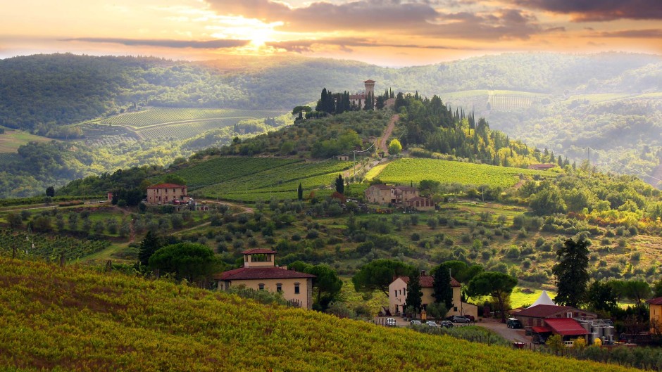 Vinmarker-ved-Chianti-Umbrien-Italien-Hideaways